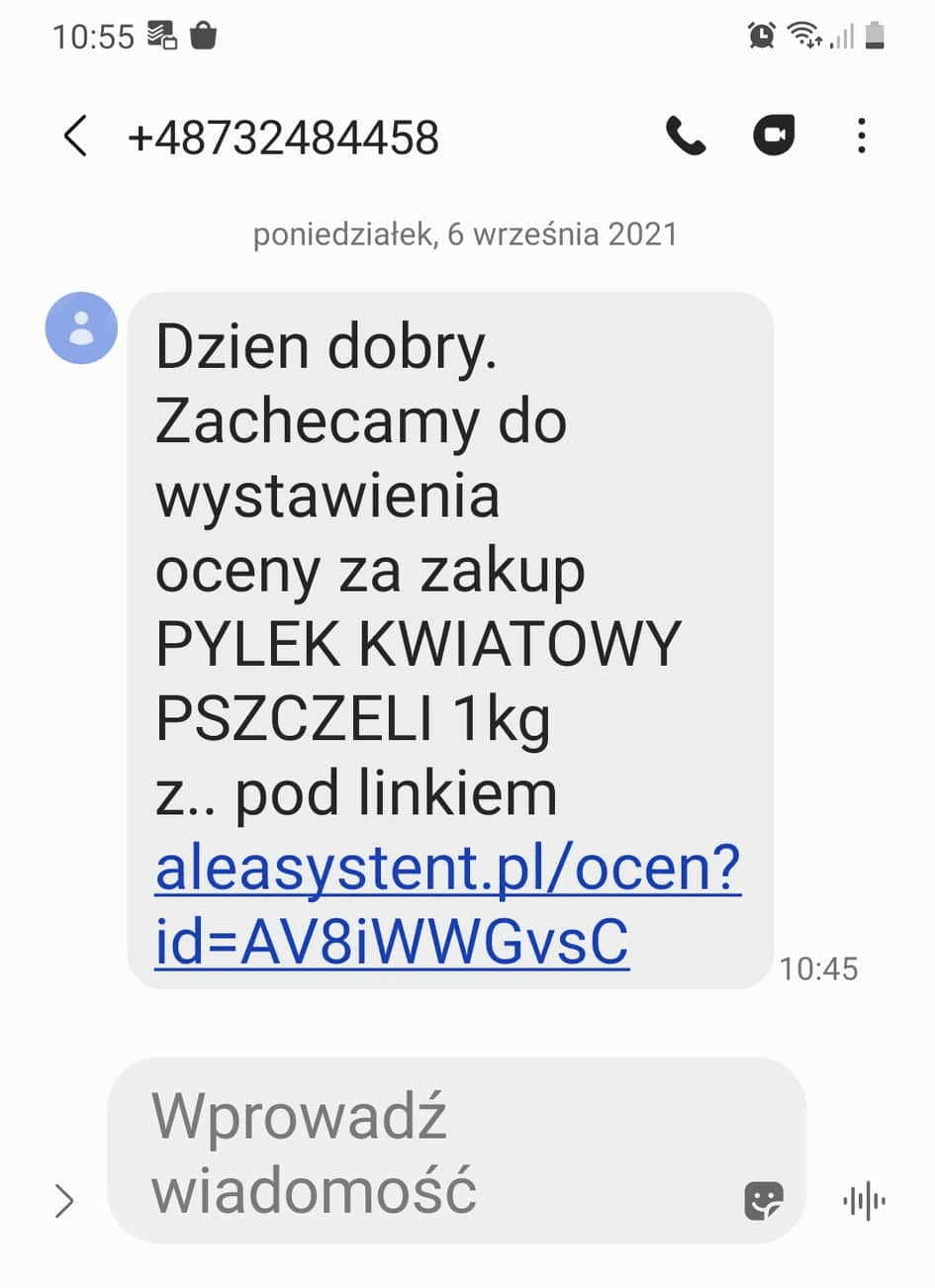 Powiadomienia SMS