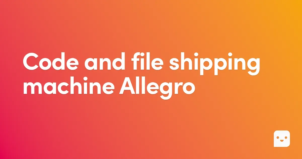 Code and file shipping machine Allegro