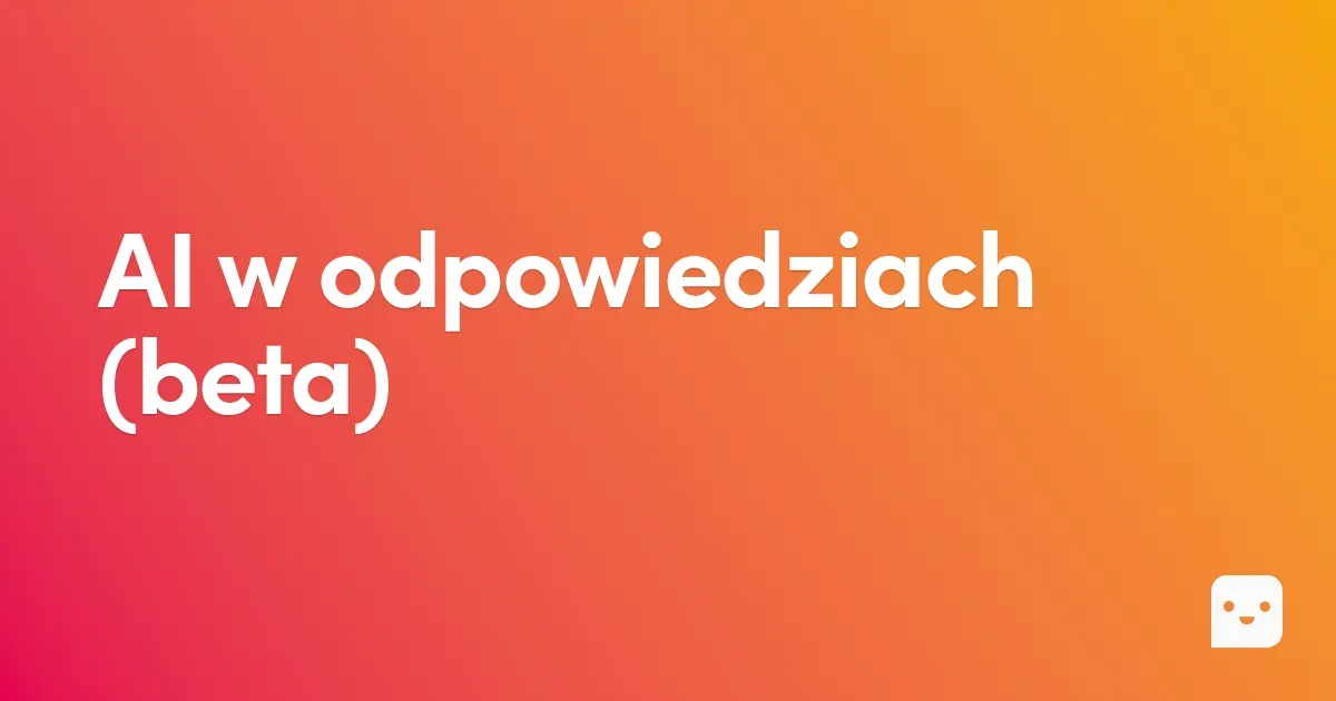 AI w odpowiedziach (beta)