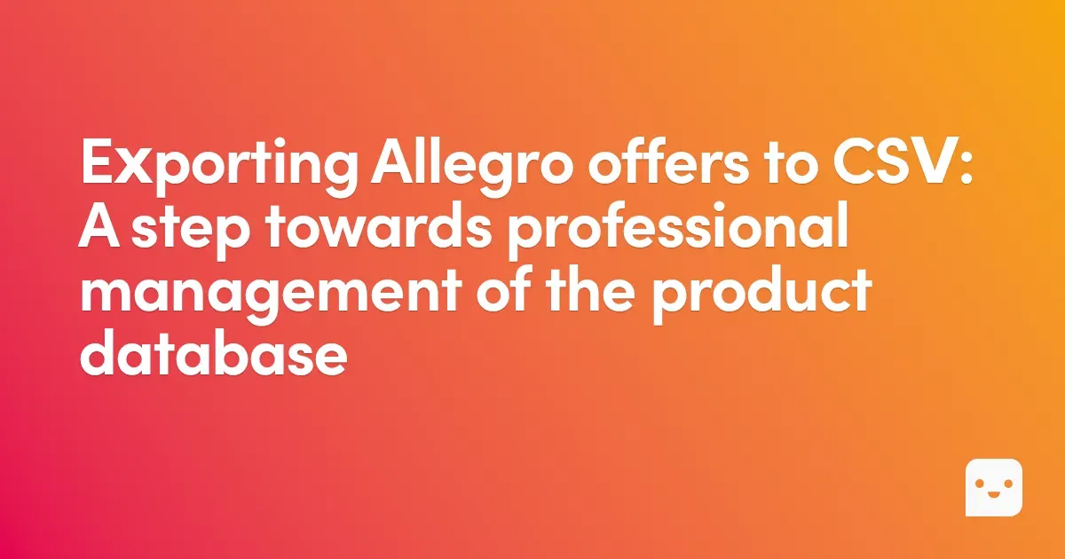 Exporting Allegro offers to PrestaShop (.csv)