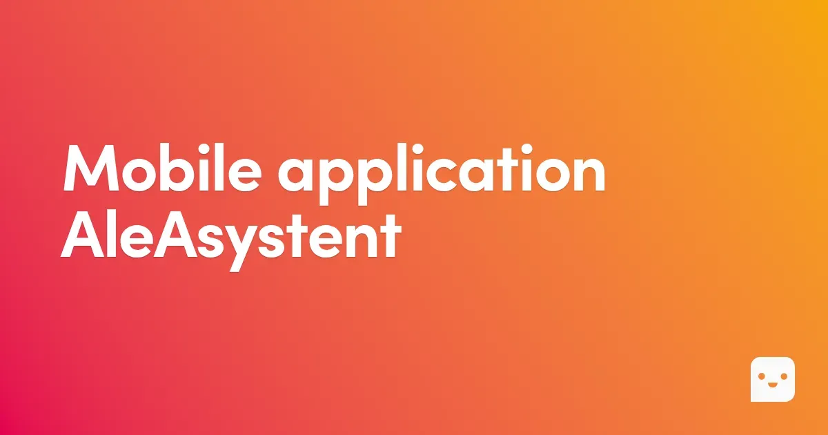 Mobile application AleAsystent