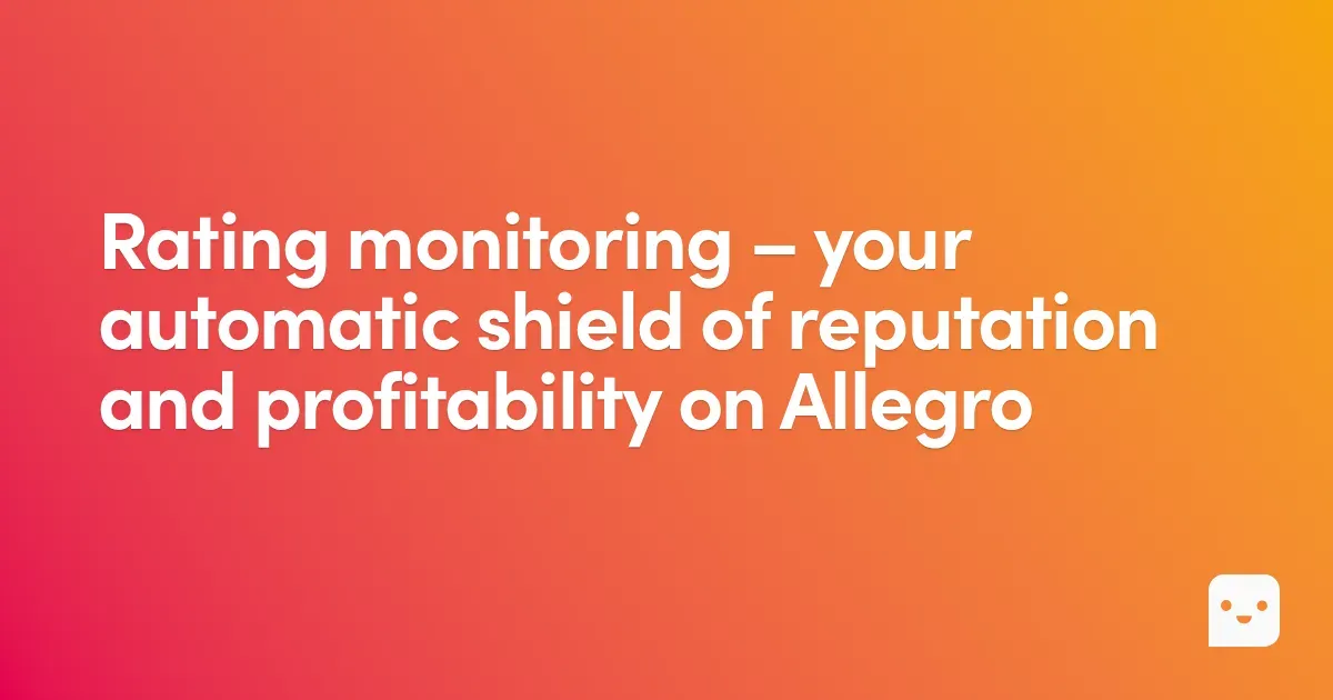 Rating monitoring on Allegro