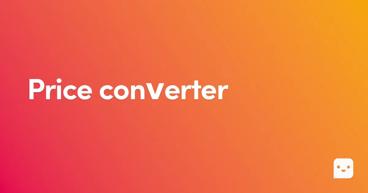 Price converter