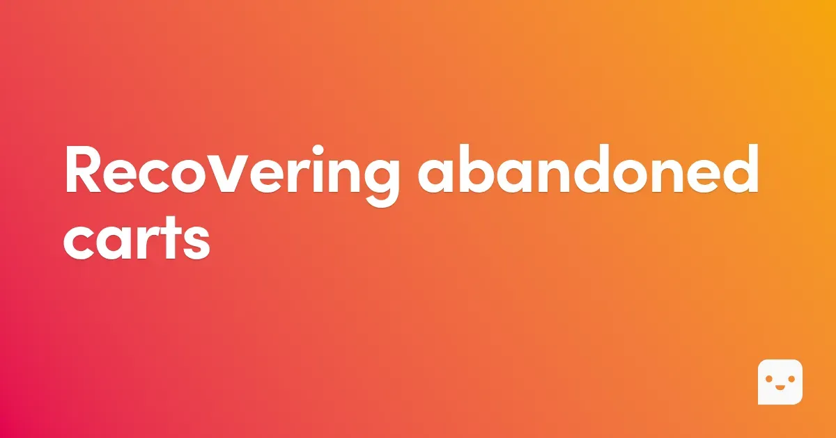 Recovering abandoned carts